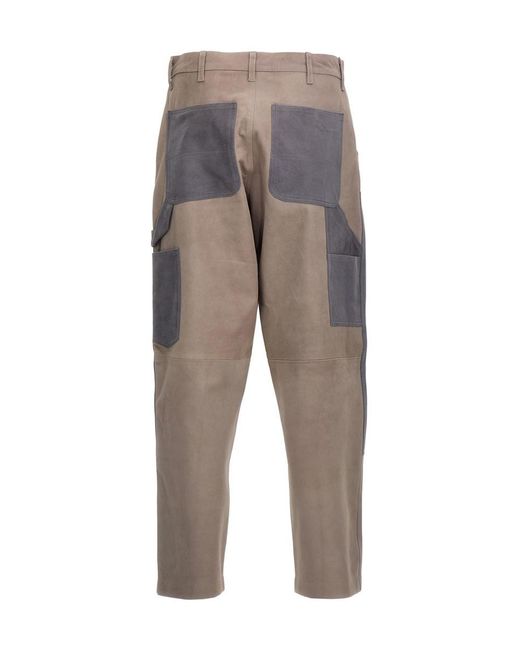 LC23 Gray Pantalone 'Work Double Knee' for men