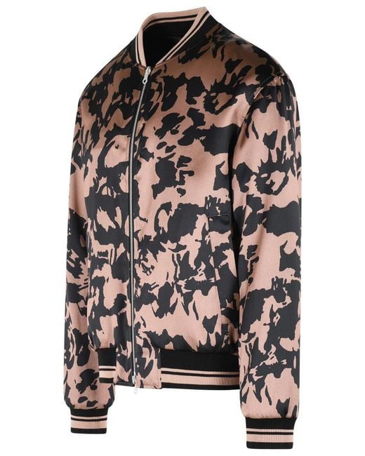 Dries Van Noten Black 'Volker' Reversible Bomber Jacket for men