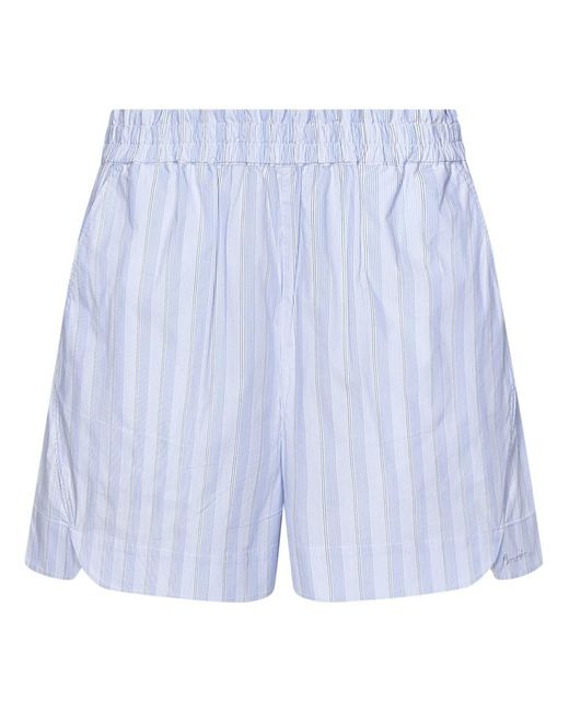 REMAIN Birger Christensen Blue Remain Shorts