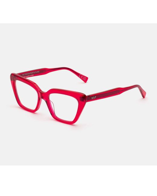 Retrosuperfuture Pink Numero 122 Eyeglasses