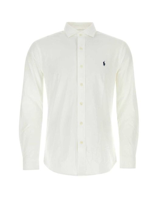 Polo Ralph Lauren Camicia in White for Men | Lyst