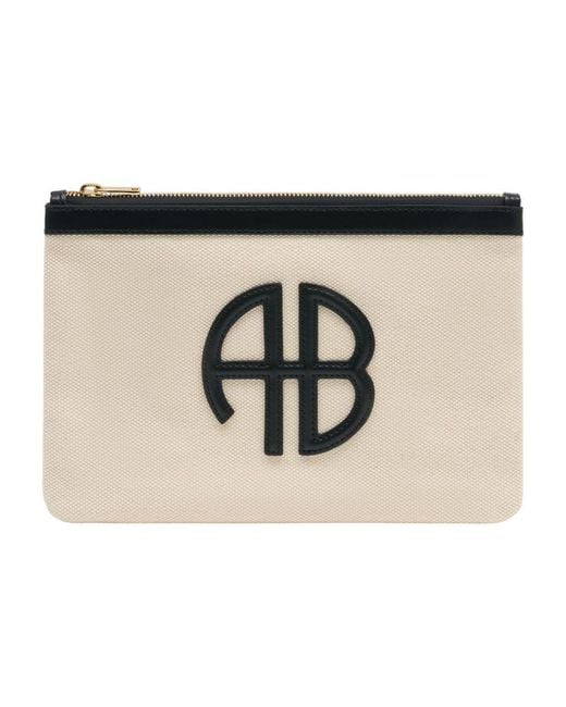 Anine Bing Black Lili Clutch