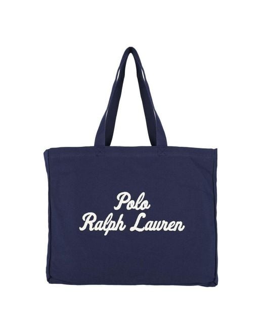 Polo Ralph Lauren Blue Logo Tote Bag for men