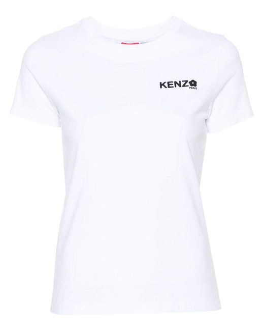KENZO White T-Shirt With Print