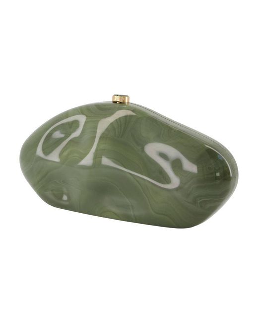 Cult Gaia Green The Caldera Clutch