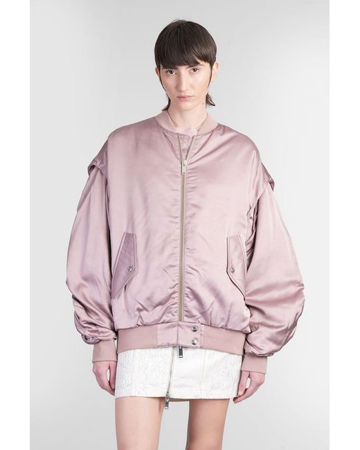 Halfboy Women's Pink Bomber Jacket