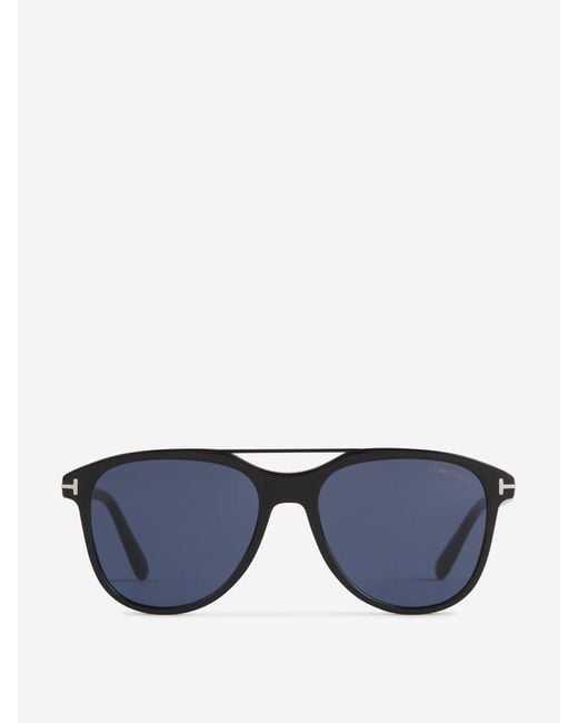 Tom Ford Blue Aviator Sunglasses for men