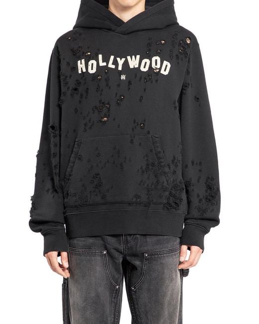 Amiri Black Hooded for men