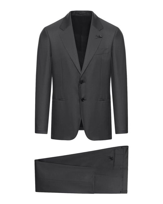 Lardini Gray Formal Suit for men