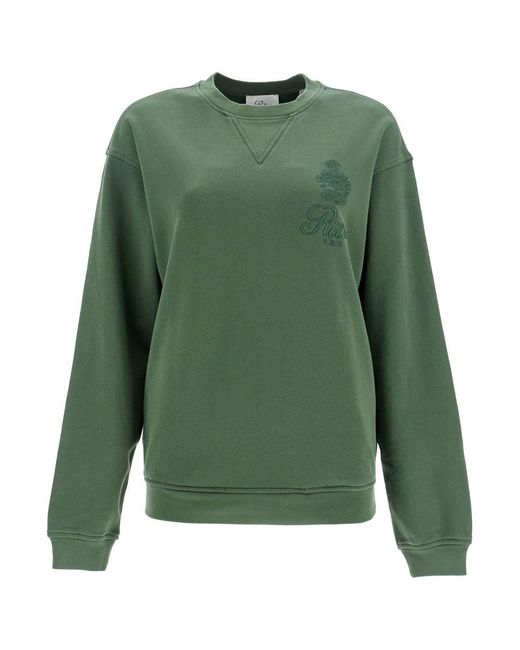 FRAME Green Embroidered X Ritz Paris