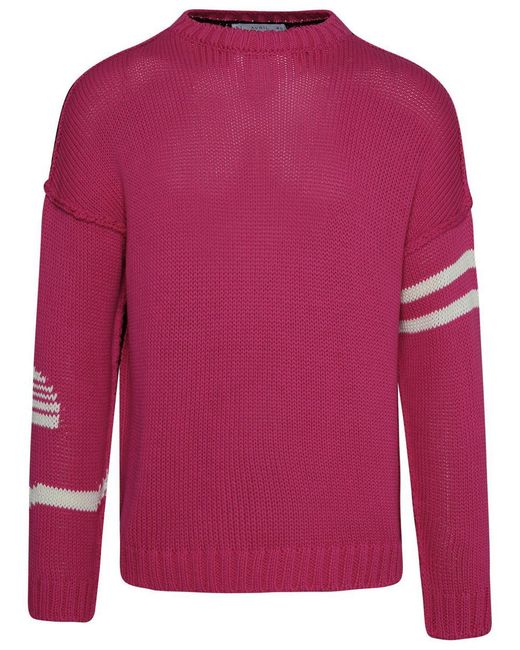 Avril 8790 x Formichetti Pink Two-color Cotton Sweater for men