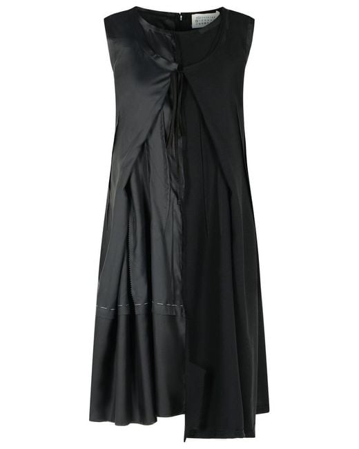 Maison Margiela Black Cupro Blend Dress