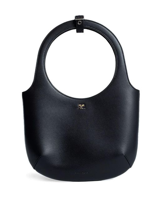 Courreges Black Holy Hand Bags