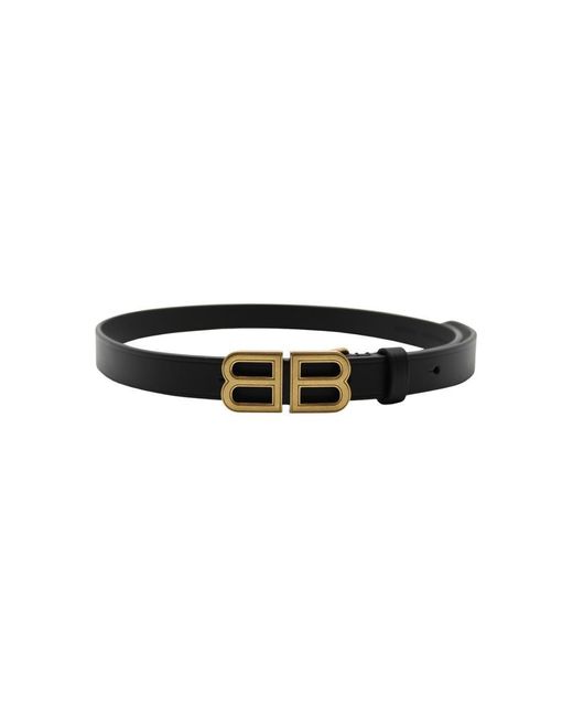 Balenciaga Black Bb Hourglass Belt Accessories
