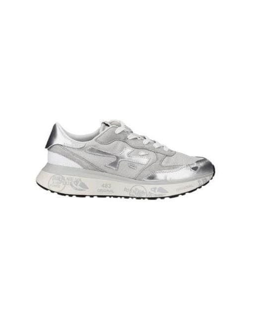 Premiata Black Lace-Up Chunky Sneakers