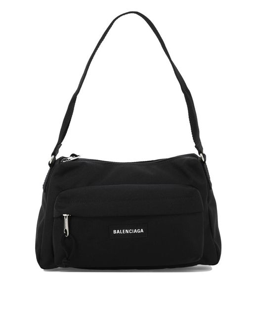 Balenciaga Black "Explorer" Crossbody Bag for men