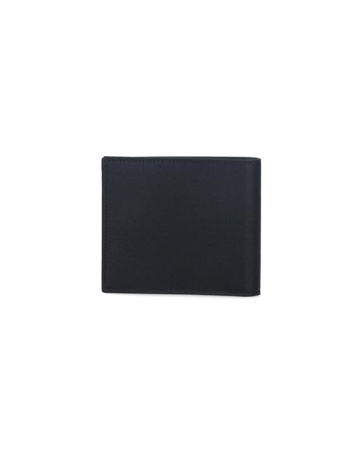 Paul Smith Black Bifold Print Wallet for men