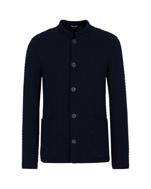 Giorgio Armani Blue Jackets for men