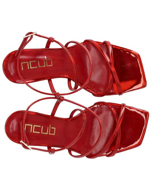 NCUB Prewi Red Heeled Sandal