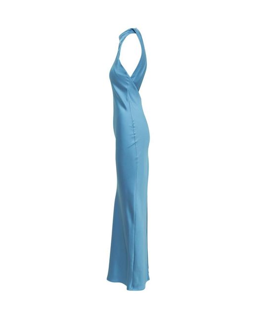 ACTUALEE Blue Long Dress