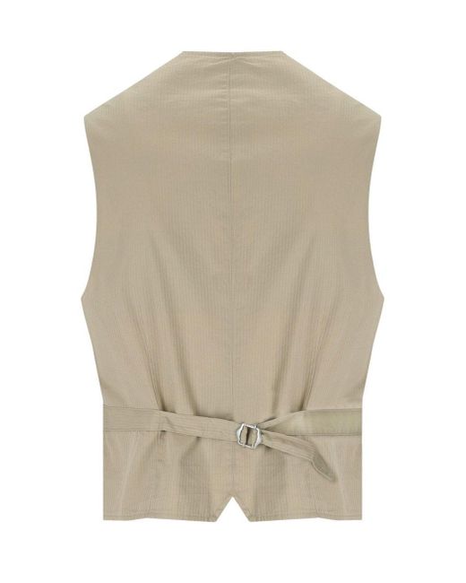 Bob Gray Shop Striped Single-breasted Vest for men