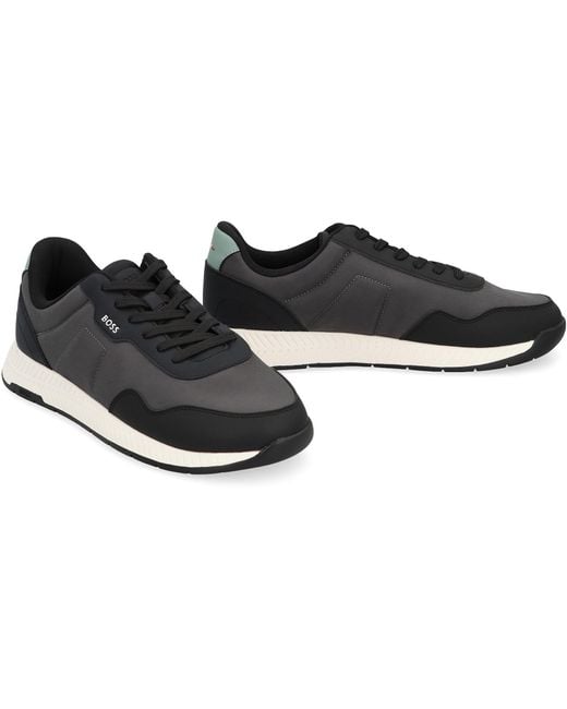 Boss Black Low-Top Sneakers Titanium for men