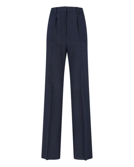 Max Mara Blue Tailored Trousers