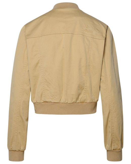 DSquared² Natural Cotton Bomber Jacket