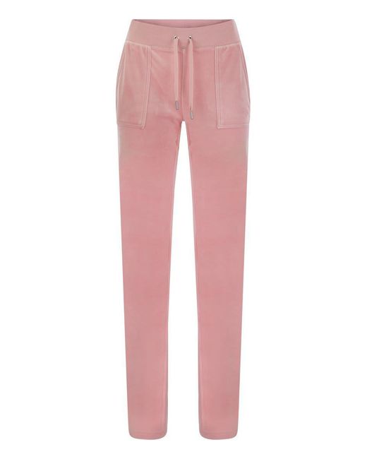 Juicy Couture Pink Trousers With Velour Pockets