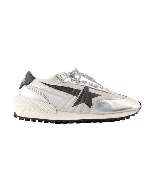 Golden Goose Deluxe Brand White Running Marathon Sneakers for men