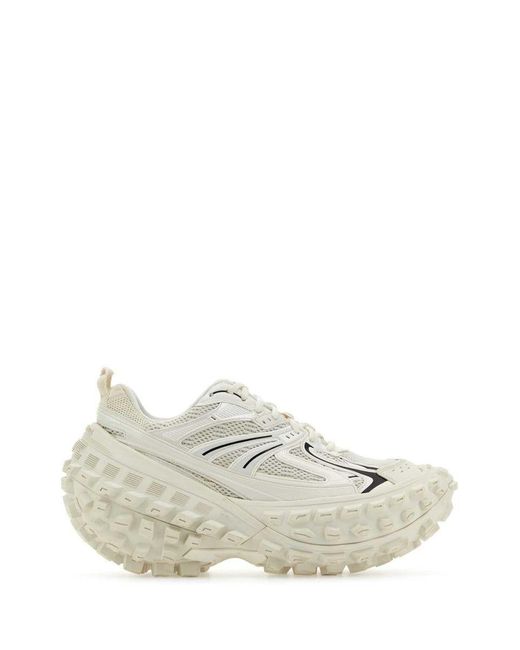 Balenciaga Neutral Defender Platform Sneakers - Men's - Polyurethane/nylon/polyester/rubberpolyester  in White for Men | Lyst