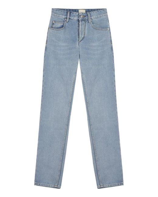 Isabel Marant Blue Jiliana High-rise Skinny-fit Jeans