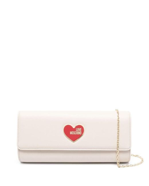 Love Moschino Pink Bag With Heart Logo