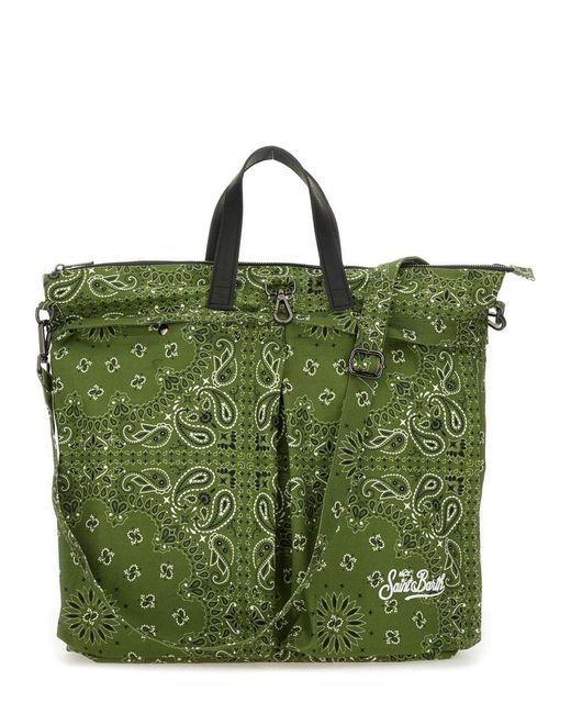 Mc2 Saint Barth Green Helmet Backpack for men