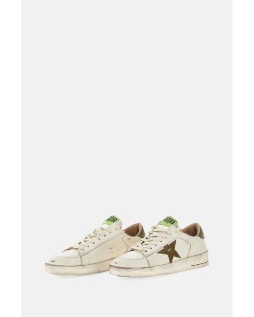Golden Goose Deluxe Brand White "Stardan" Sneakers for men