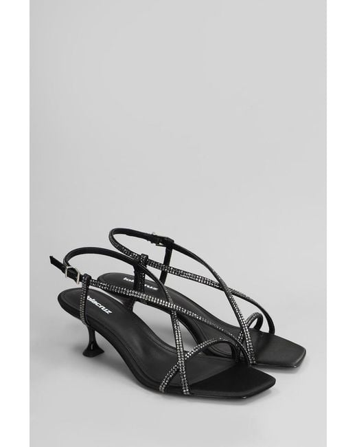 Lola Cruz Gray Liberty Heel 55 Sandals