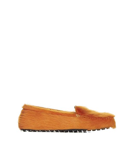 Marni Brown Flat Shoes for men