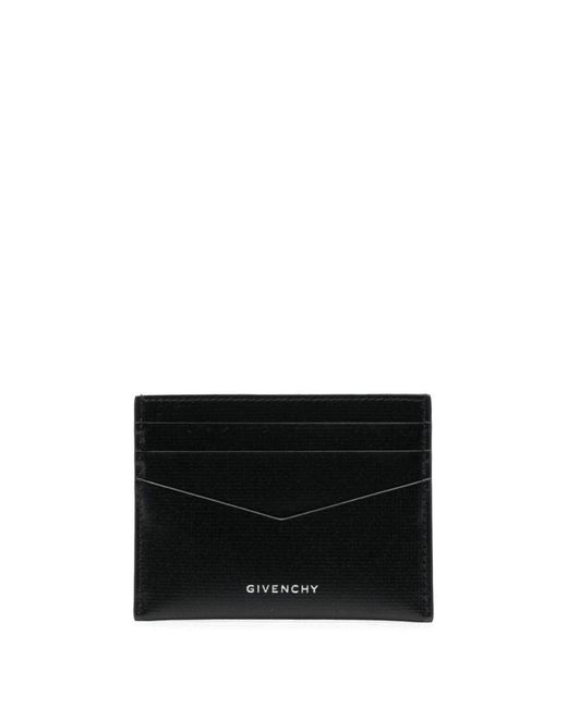 Givenchy Black Card Holder In Classique 4g Leather for men