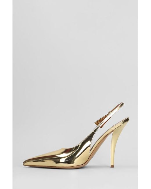Paris Texas Metallic Jessica Slingback 95 Pumps