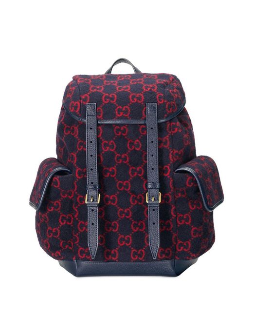 Gucci Backpack Blue/red for men
