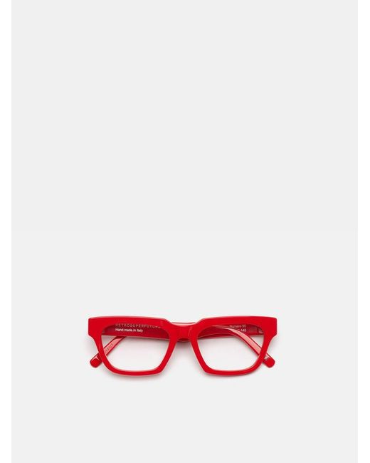 Retrosuperfuture Eyeglasses in Red for Men Lyst Australia