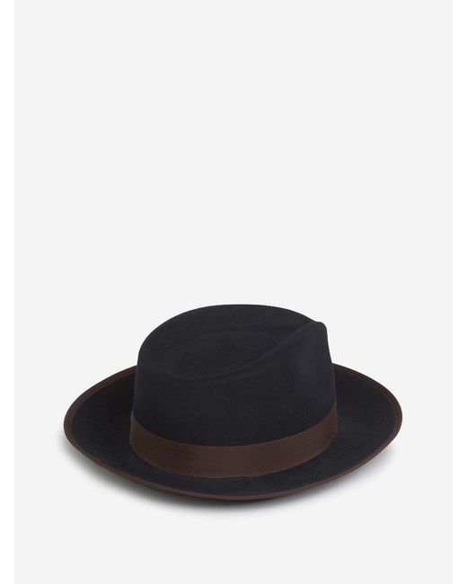 Lock & Hatters Black Pickering Trilby Hat for men