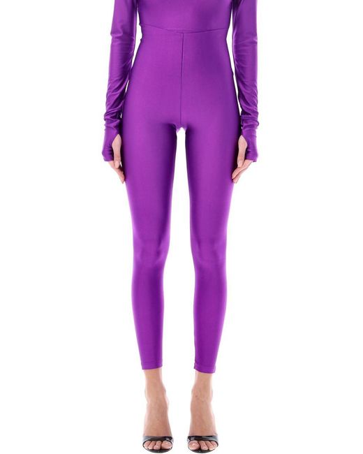 ANDAMANE Purple Holly leggings