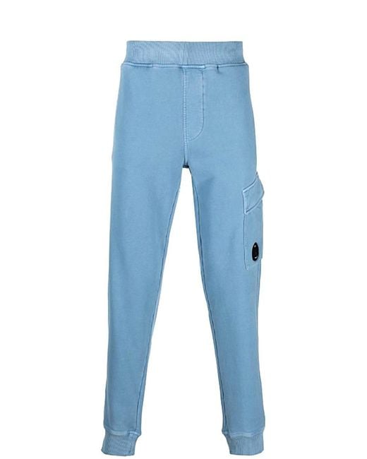 C P Company Blue Pantsshorts for men