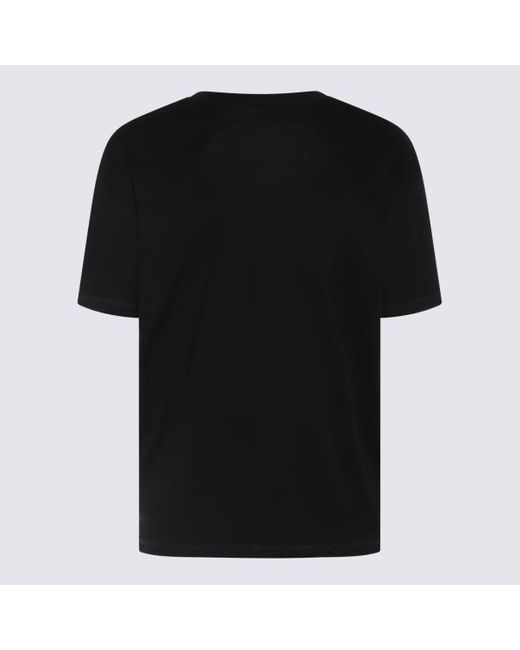 Lemaire Black Cotton T-Shirt