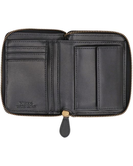 Pinko Black Taylor Leather Zip Around Wallet