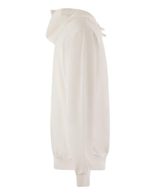 Premiata White Sweatshirt Pr352230 With Hood for men
