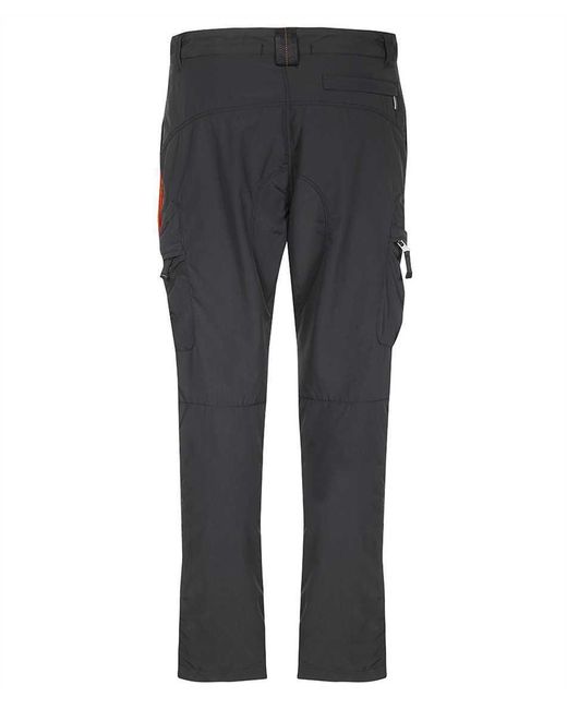 Parajumpers Gray Nylon Cargo Pants for men