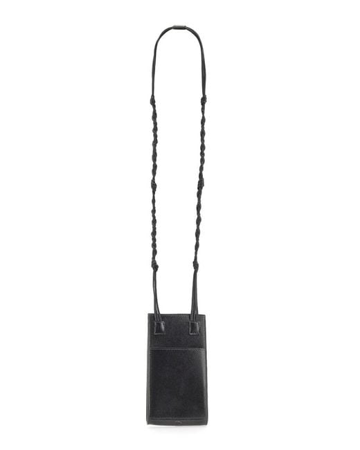 Jil Sander Leather Smartphone Case in Nero (Black) - Save 20% | Lyst