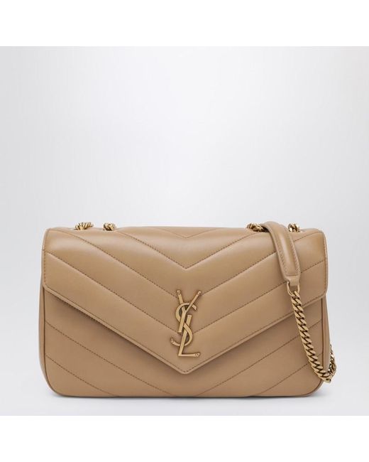 Saint Laurent Brown Medium Loulou Bag